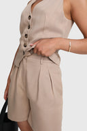 Spodenki Miss Preppy Beige