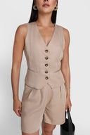 Kamizelka Miss Preppy Beige