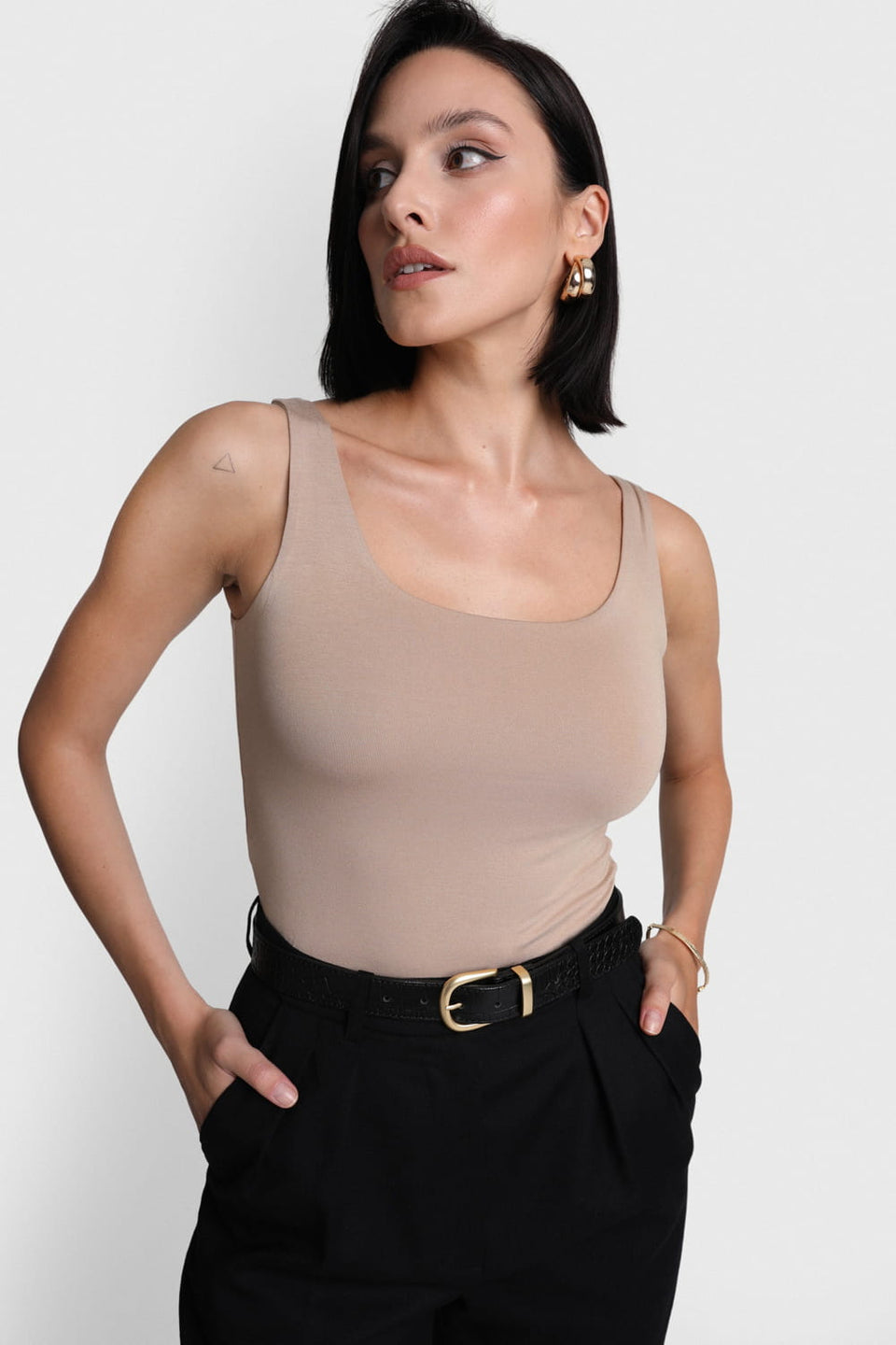 Miss Essential Beige Top
