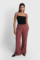 Spodnie Miss Sunset Red Brown