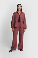 Spodnie Miss Sunset Red Brown
