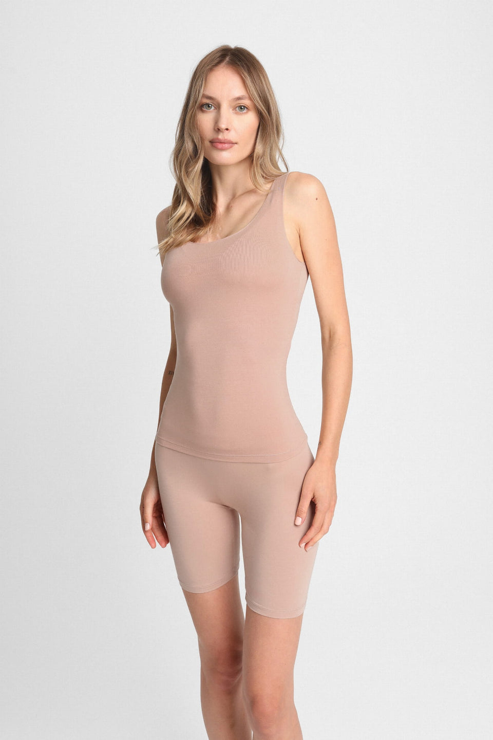 Miss Invisible Cappuccino cycling shorts