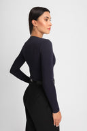 Longsleeve Miss Daily Navy
