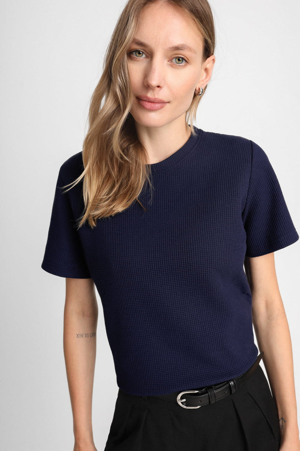 Miss Dapper Navy T-shirt