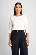 T-shirt Miss Flowing Off White