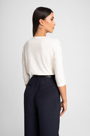 T-shirt Miss Flowing Off White