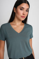 T-shirt Miss Classic Steel Green