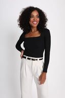 Longsleeve Miss Caro Black