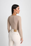 Longsleeve Miss Caro Cappuccino