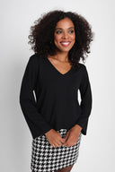 Longsleeve Miss Keen Black