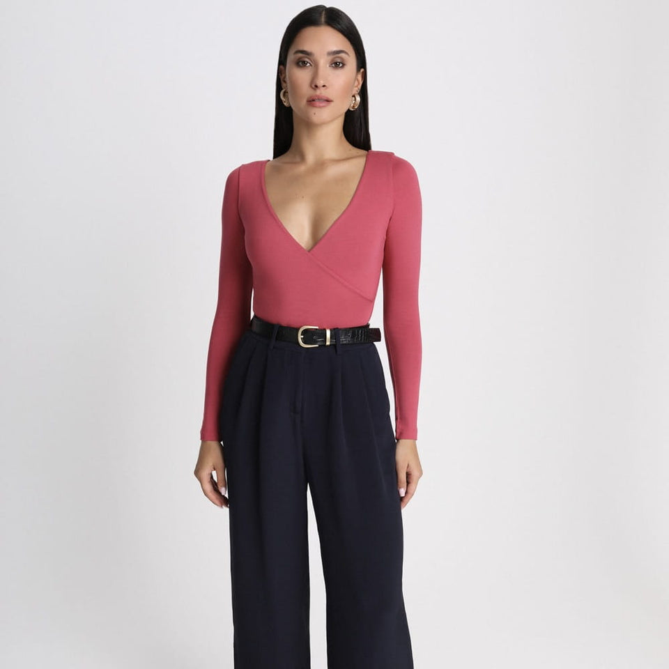 Miss Sensual Raspberry Pink Bodysuit