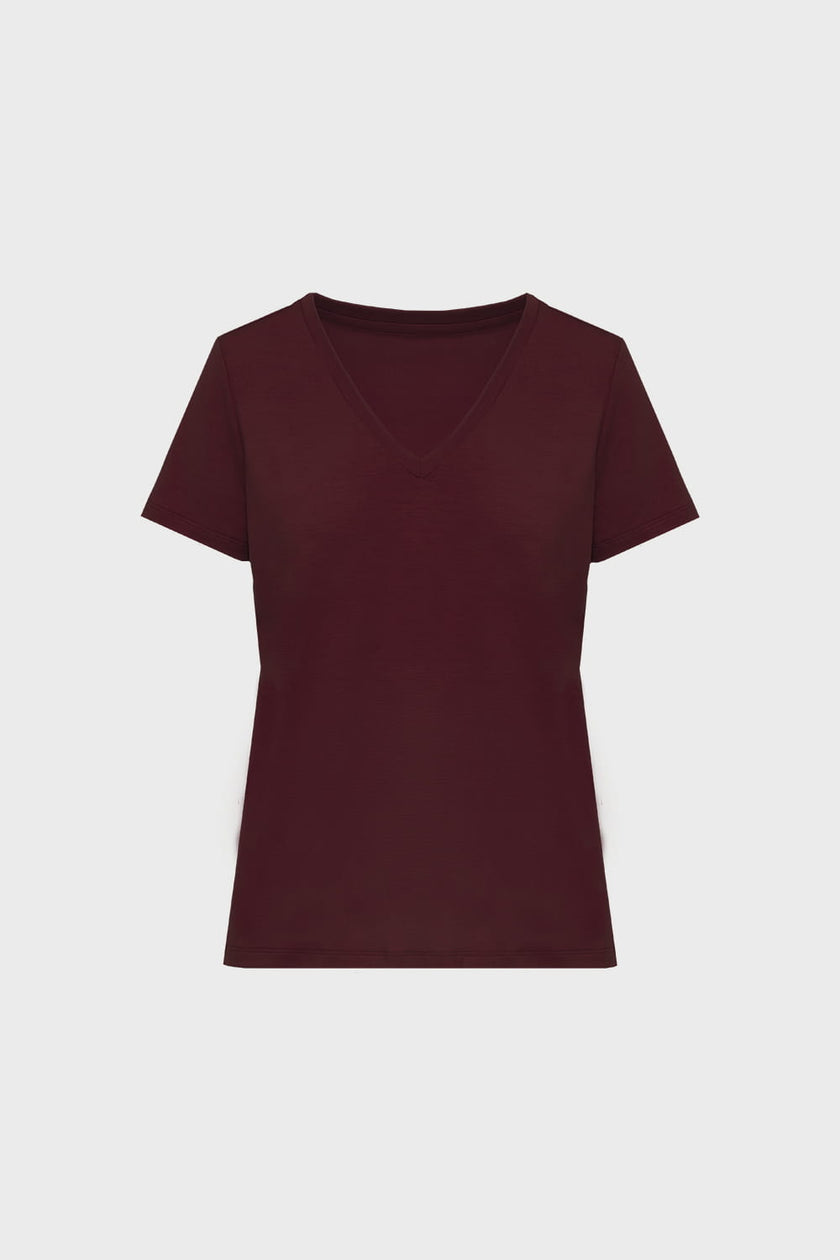 T-shirt Miss Classic Burgundy