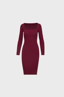 Sukienka Miss Caro Wine Red