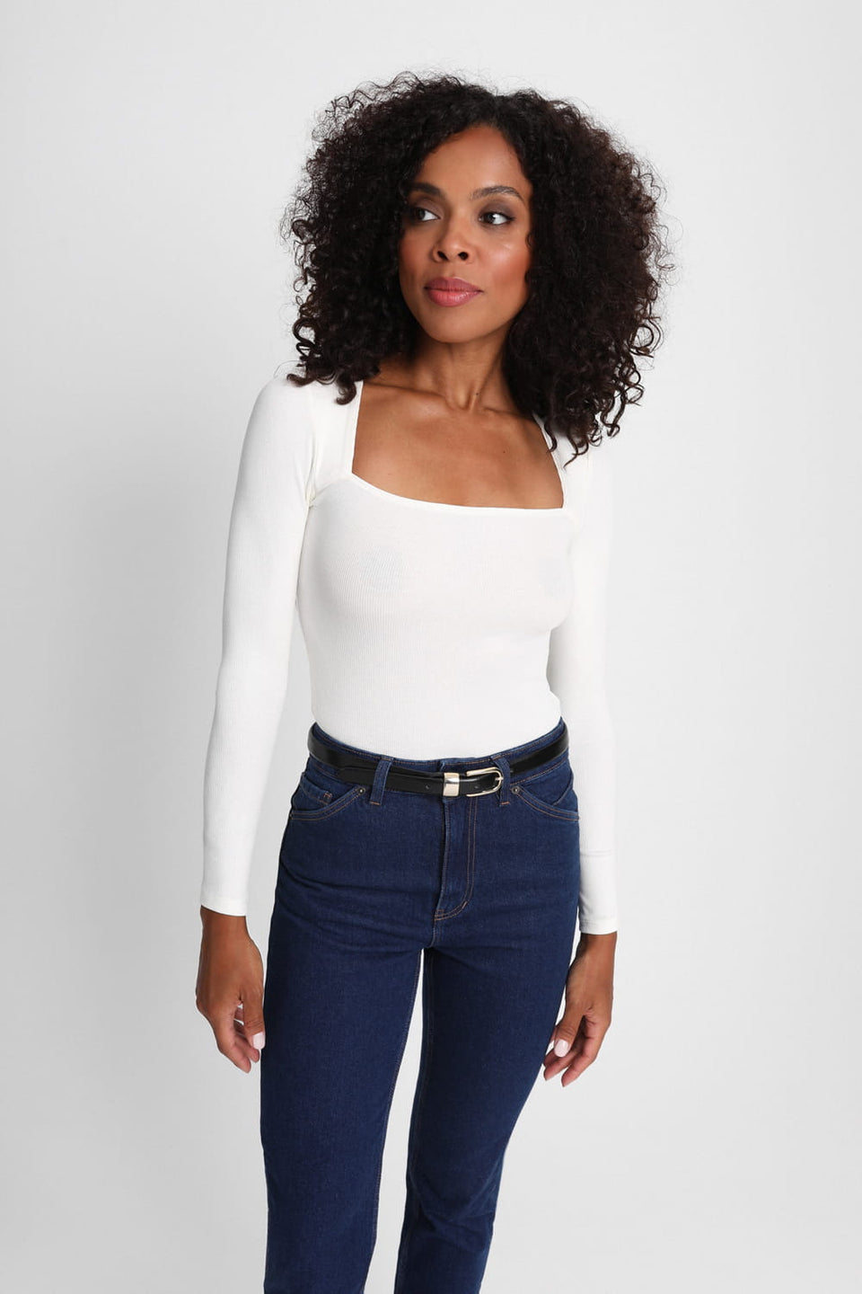 Longsleeve Miss Caro Off White