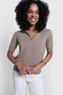T-shirt Miss Pure Melange Beige