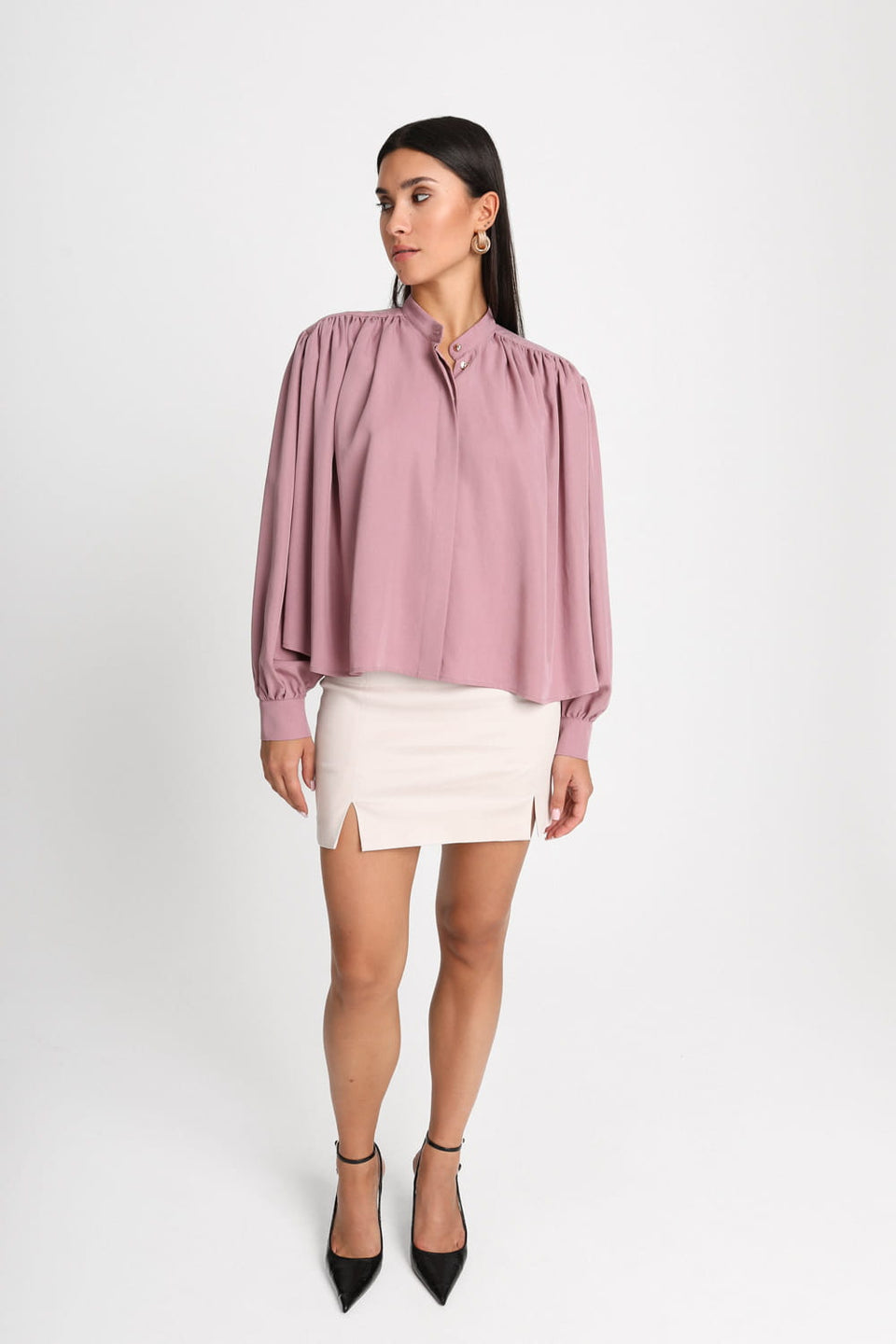 Miss Collected Mauve Shirt