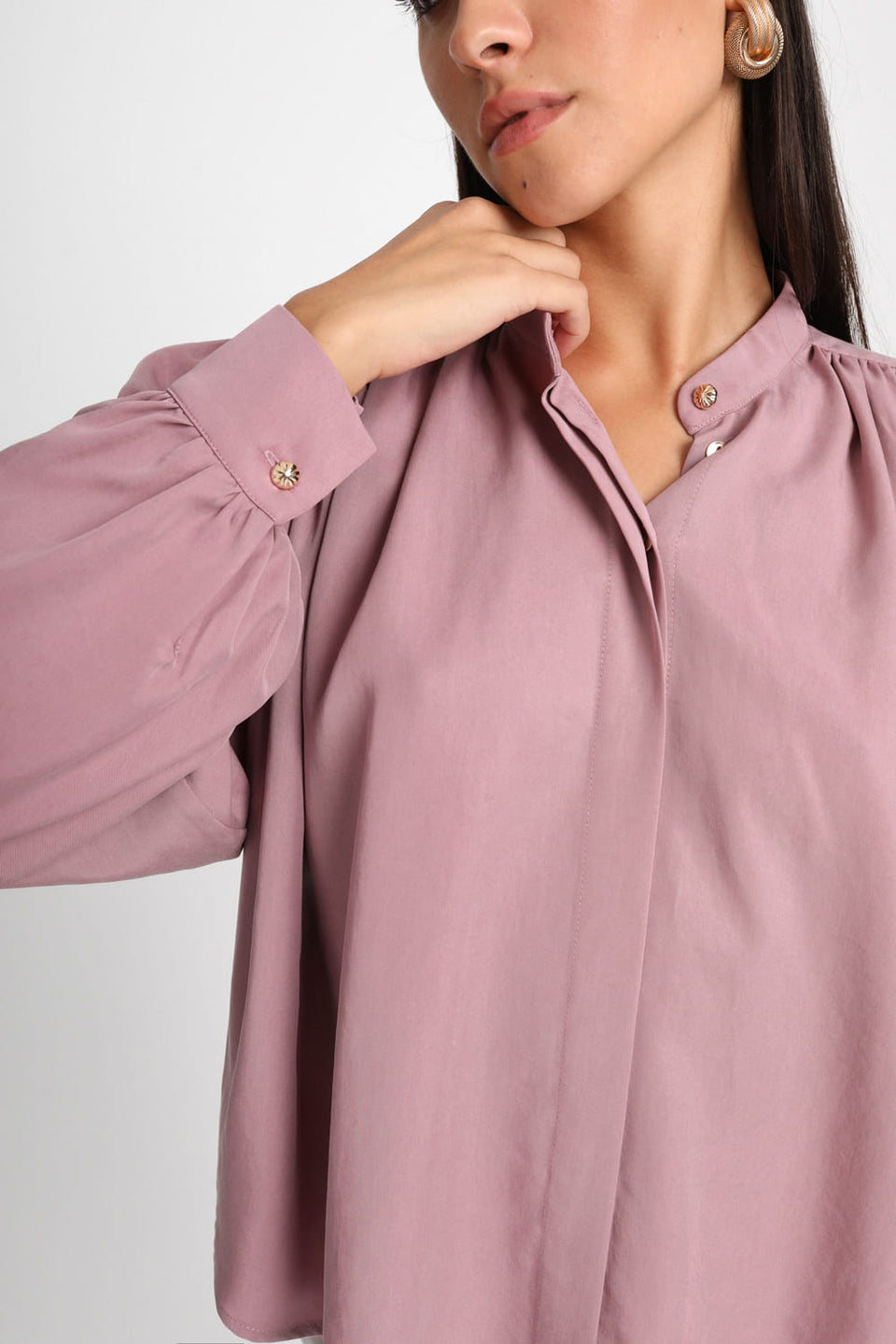 Miss Collected Mauve Shirt