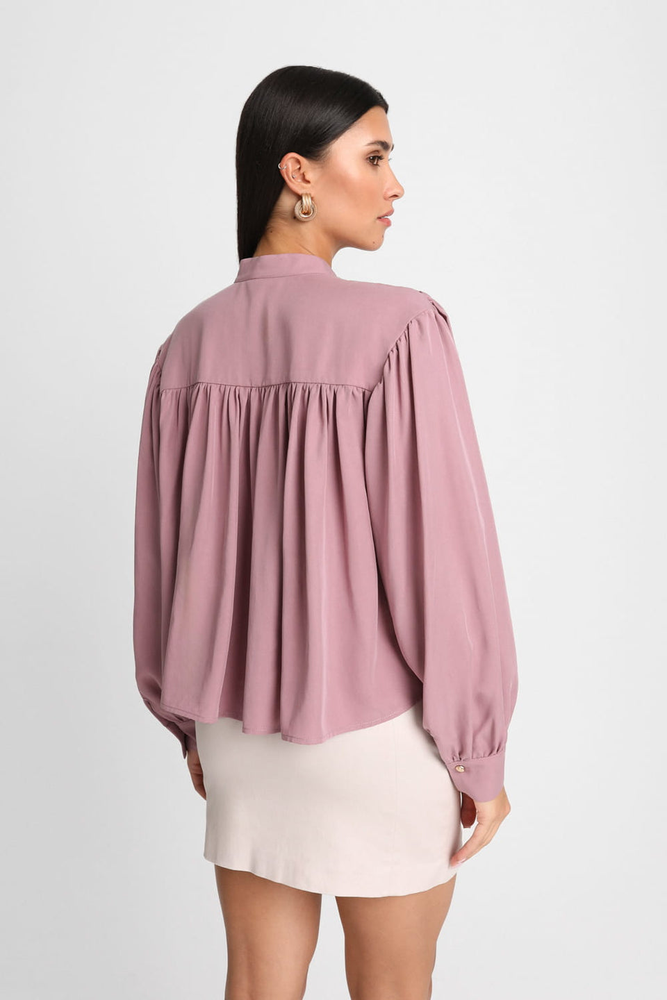 Miss Collected Mauve Shirt