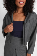 Kurtka Miss Modern Melange Black