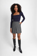 Spódnica Miss Modern Melange Black