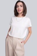 T-shirt Miss Feminine Off White