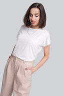 T-shirt Miss Feminine Off White