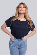 T-shirt Miss Feminine Navy