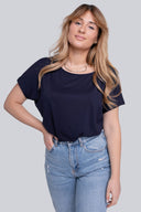 T-shirt Miss Feminine Navy