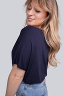 T-shirt Miss Feminine Navy