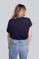 T-shirt Miss Feminine Navy