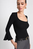 Longsleeve Miss Flair Black