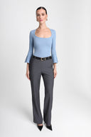 Longsleeve Miss Flair Silver Blue