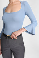Longsleeve Miss Flair Silver Blue