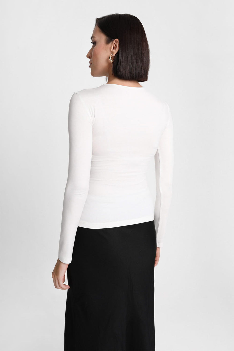 Longsleeve Miss Draped Off White