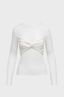 Longsleeve Miss Draped Off White