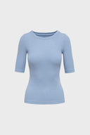 T-shirt Miss Lovable Silver Blue