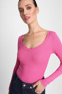 Longsleeve Miss Womanly Light Magenta