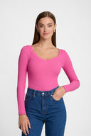 Longsleeve Miss Womanly Light Magenta