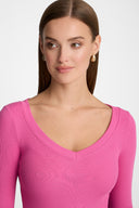 Longsleeve Miss Womanly Light Magenta