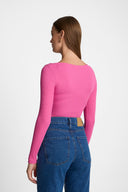 Longsleeve Miss Womanly Light Magenta