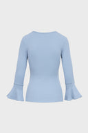 Longsleeve Miss Flair Silver Blue