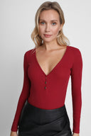 Body Miss Neat Wine Red