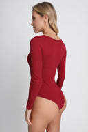 Body Miss Neat Wine Red