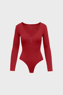 Body Miss Neat Wine Red