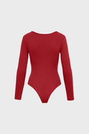 Body Miss Neat Wine Red