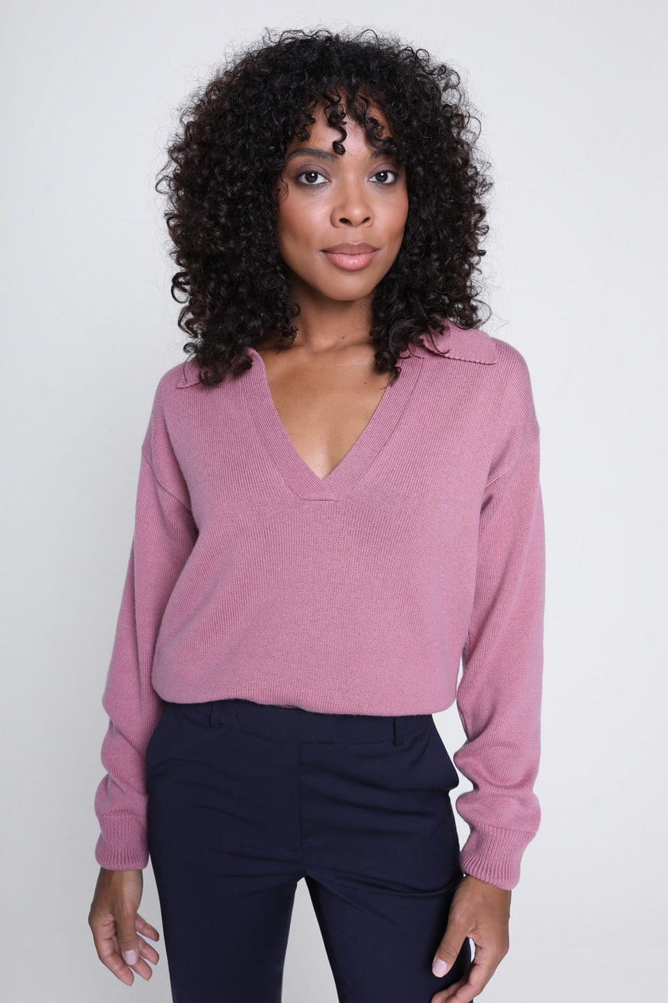 Miss Effortless Pullover in Raspberry Pink