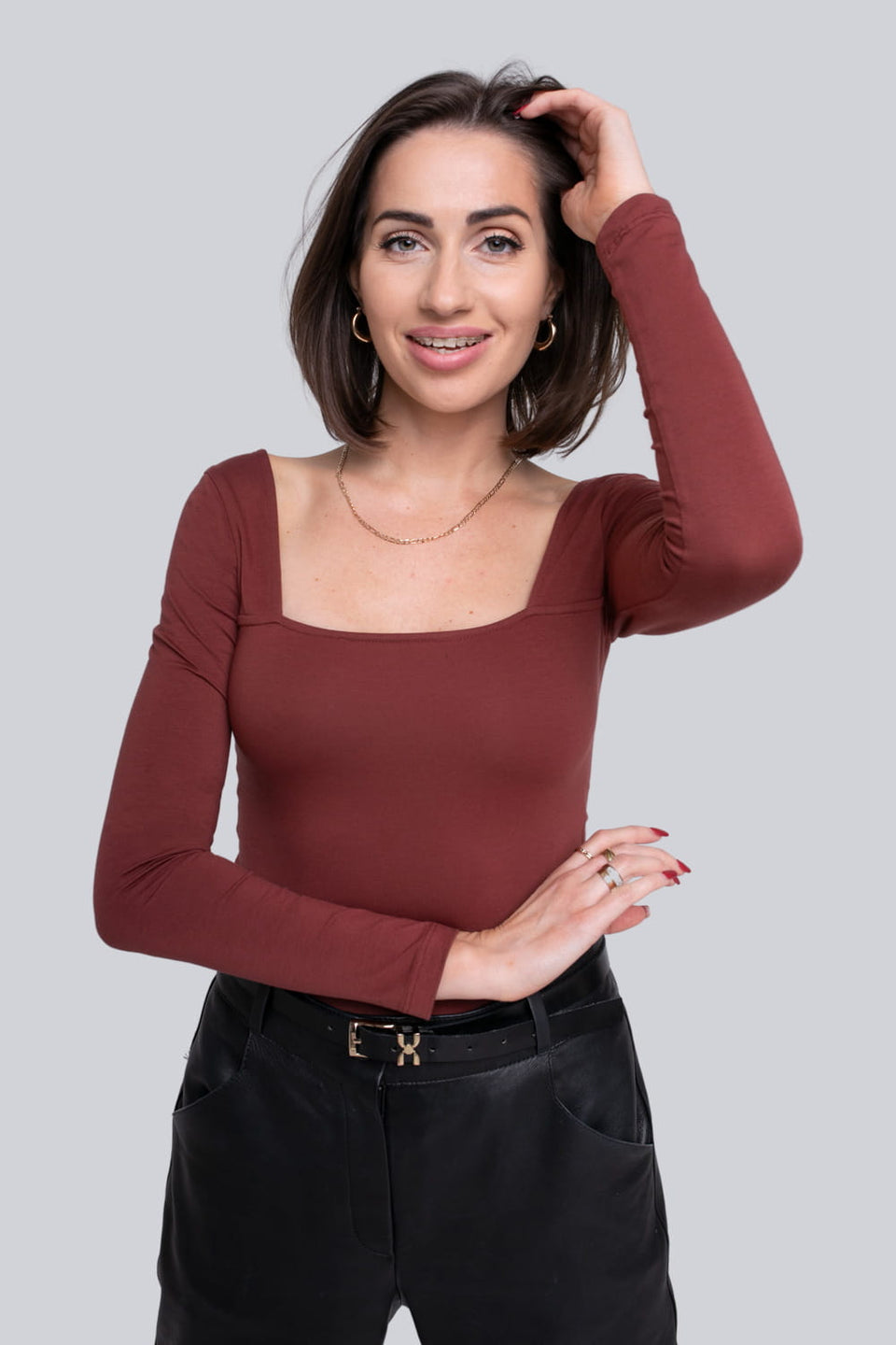 Body Miss Fancy Red Brown