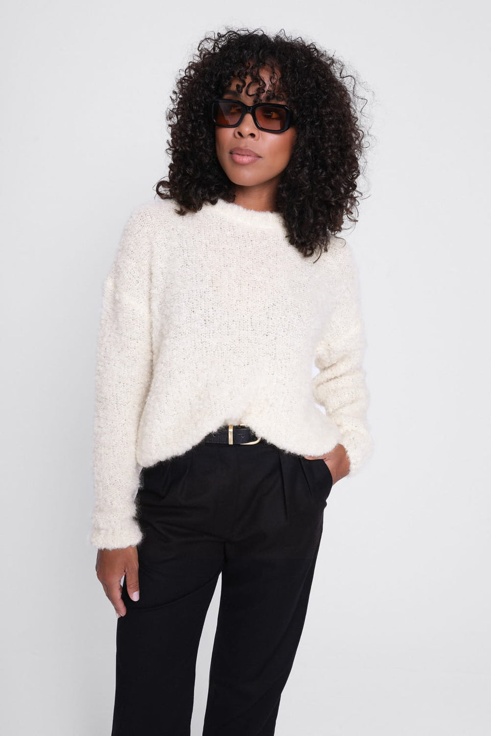 Miss Fluffy Creme jumper