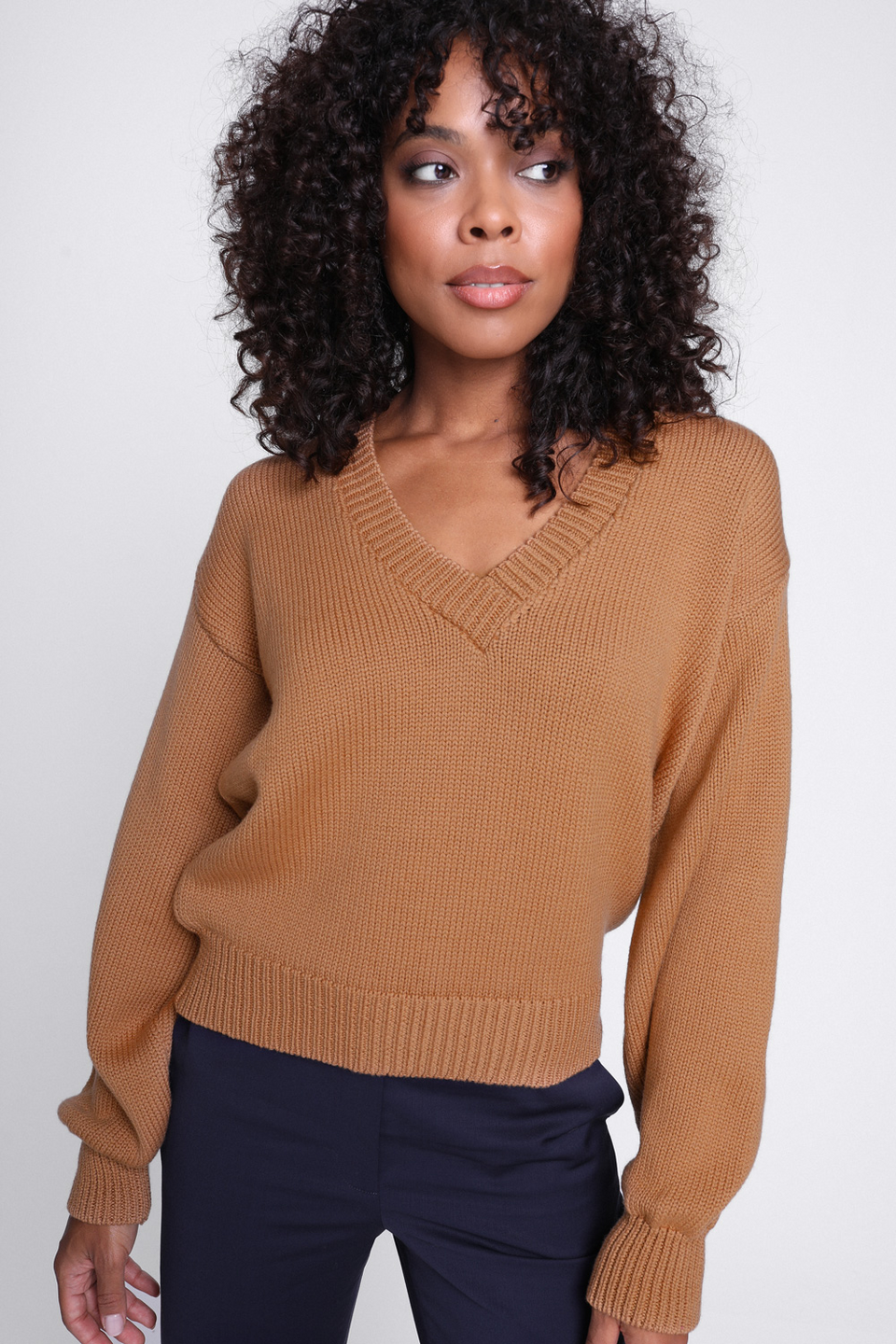 Miss Timeless Camel Jumper