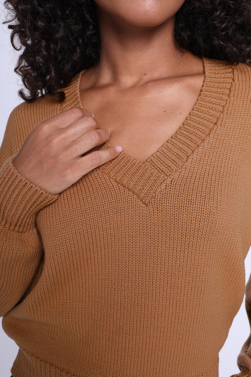 Miss Timeless Camel Jumper